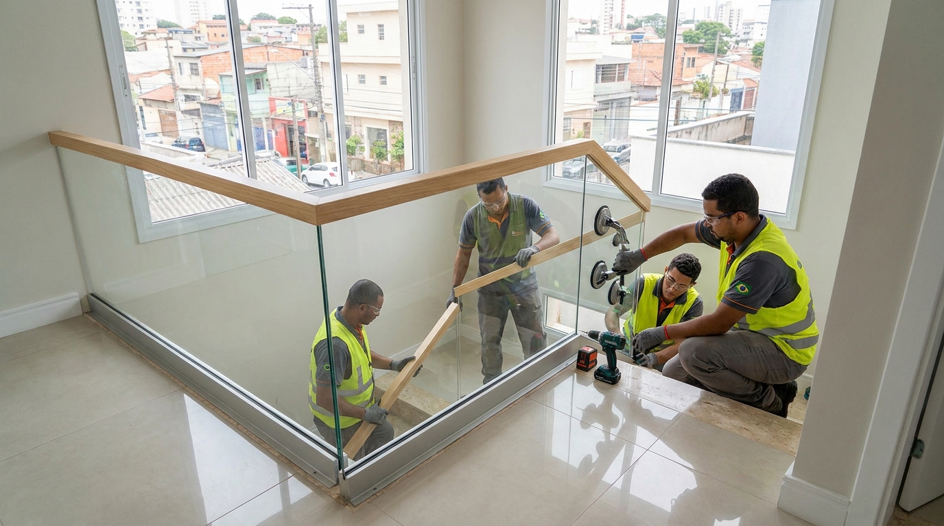 Guarda Corpo no Adão do Carmo Leonel, Ribeirão Preto‑SP